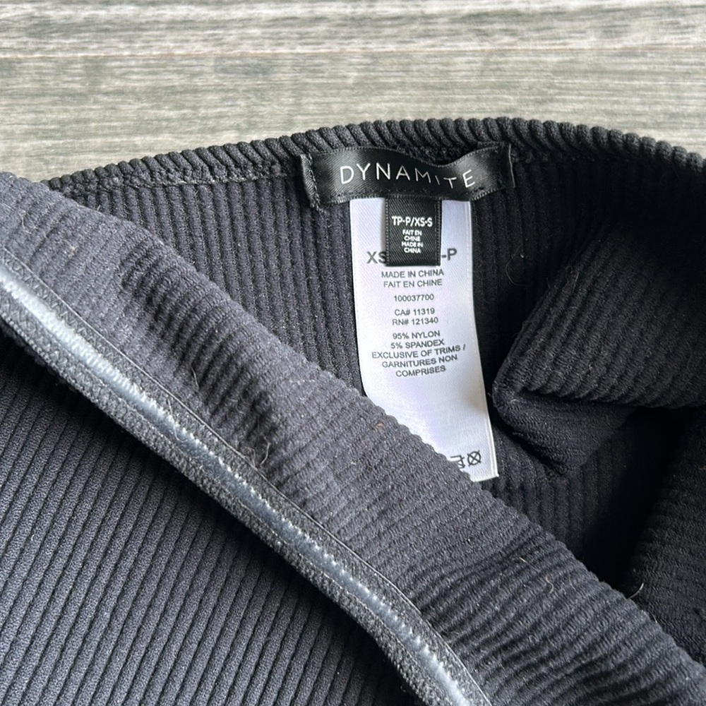 Dynamite Ribbed Tube Top - Picture 3 of 3